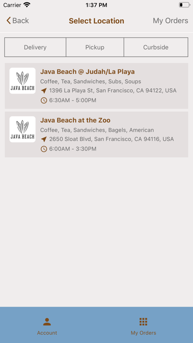 Java Beach Screenshot