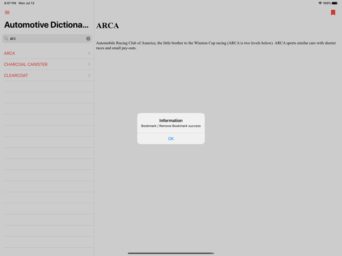 Automotive Dictionary Offline