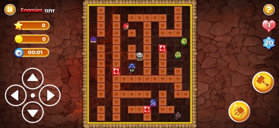 Screenshot of Pen Hammer man - Maze Go