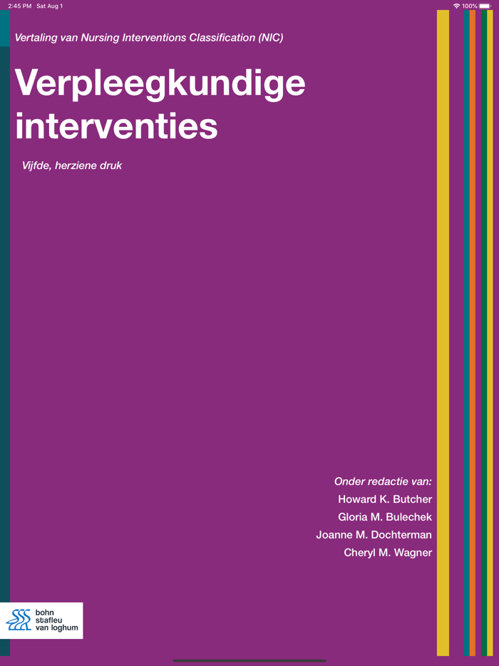 Verpleegk. interventies NIC