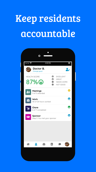 Regroup: Sober Living App Screenshot