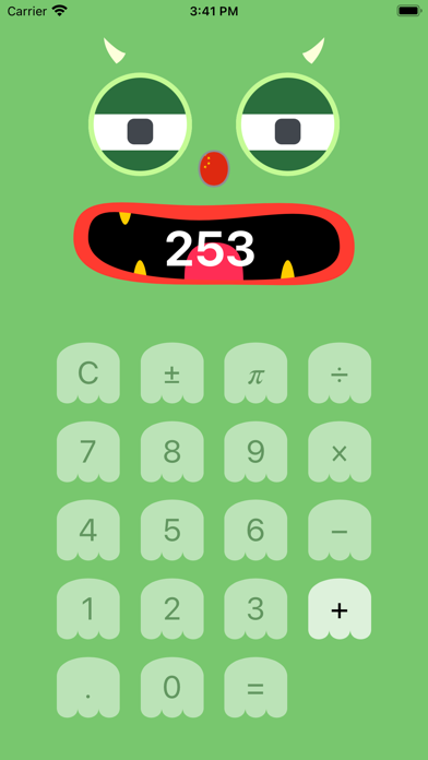 Monster calculator kid toddler screenshot 2