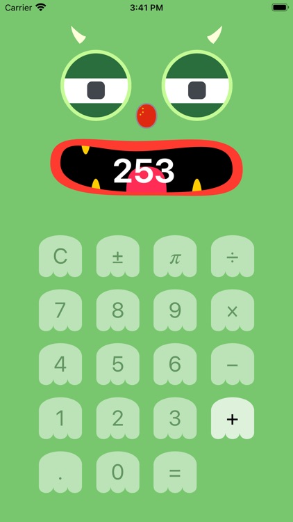 Monster calculator kid toddler