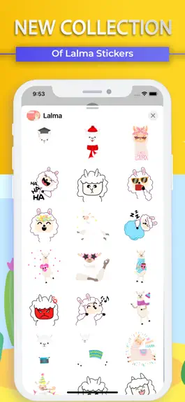 Game screenshot Llama Stickers Emojis hack