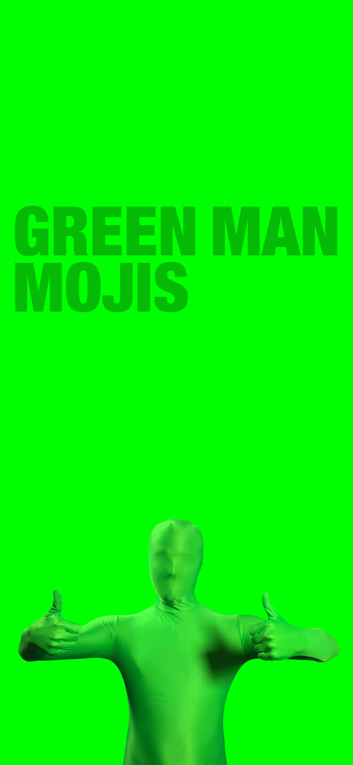 Green Man Mojis