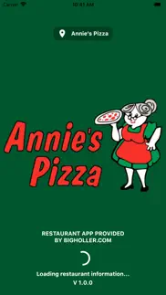 annie’s pizza iphone screenshot 1