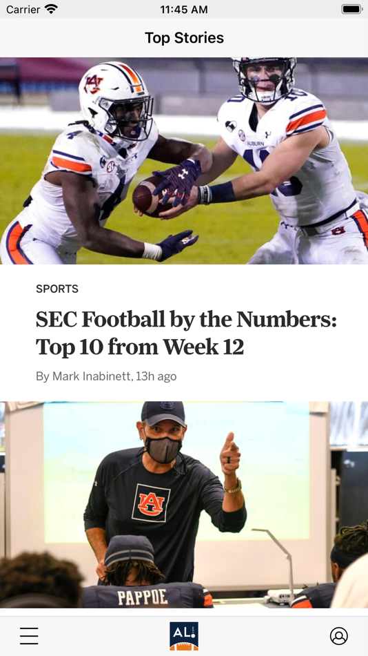 #1. AL.com: Auburn Football (iOS) De: al.com