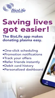 biolife plasma services iphone screenshot 1