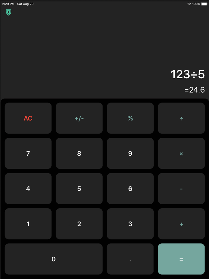 Calculator Lock