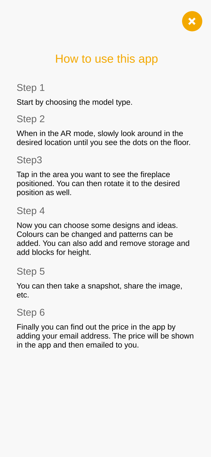 AR Outdoor Fireplace Designer