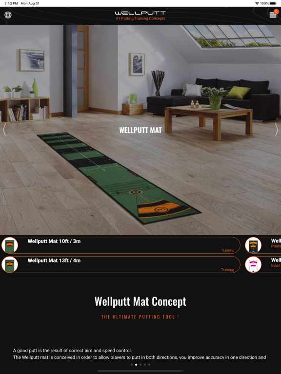 Screenshot #6 pour Wellputt App
