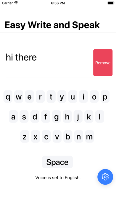 Easy Write and Speak Screenshot