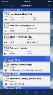 trip boss itinerary manager iphone screenshot 1