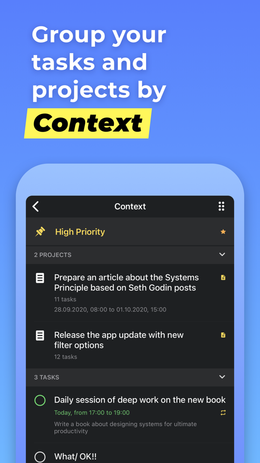 #6. Chaos Control™: GTD Task List (iOS) 来自: Tarasov Mobile