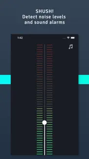 shush - sound & noise meter iphone screenshot 1