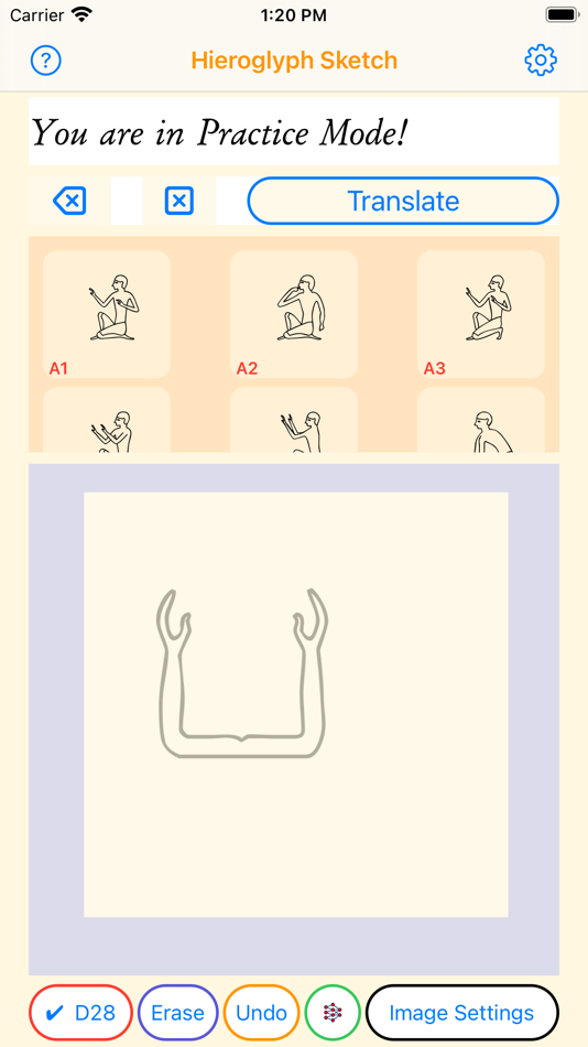 #1. HieroglyphSketch (iOS) 由: Aviametrix, LLC