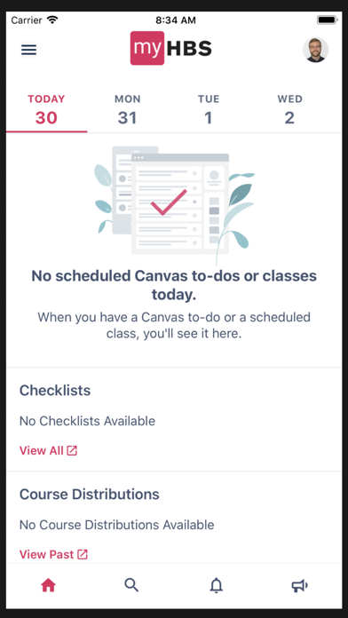 myHBS Screenshot