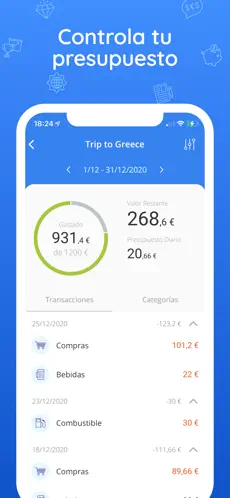 Screenshot 6 Moneyboard: Presupuesto Ahorro iphone