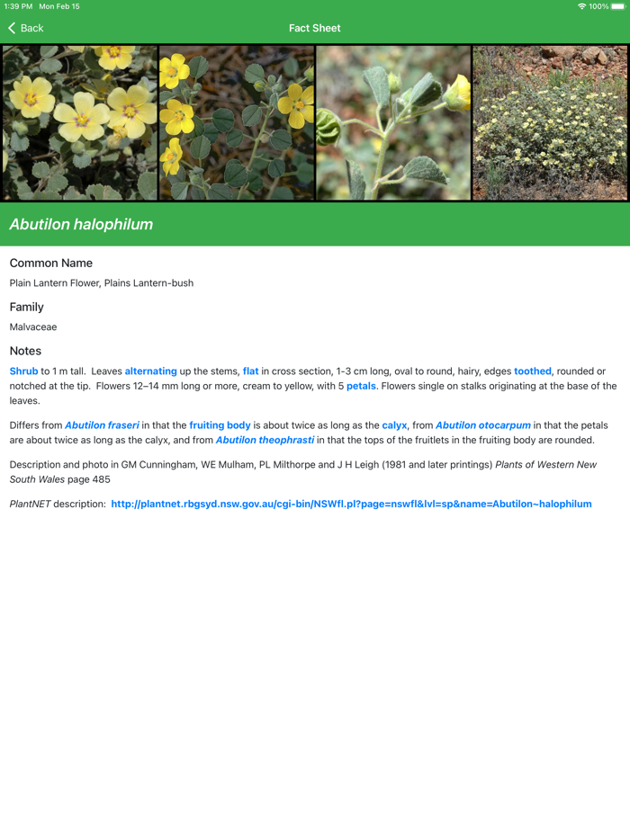 Plants Fungi South Western NSW