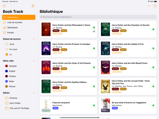 Book Track - Catalogue livres Book Track - Catalogue livres