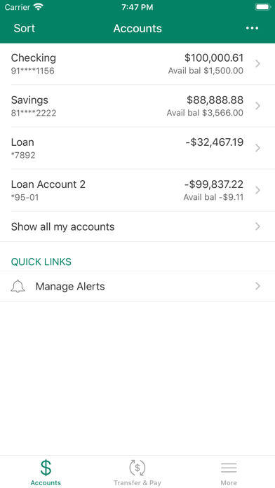 Pennstar Federal Mobile App Screenshot