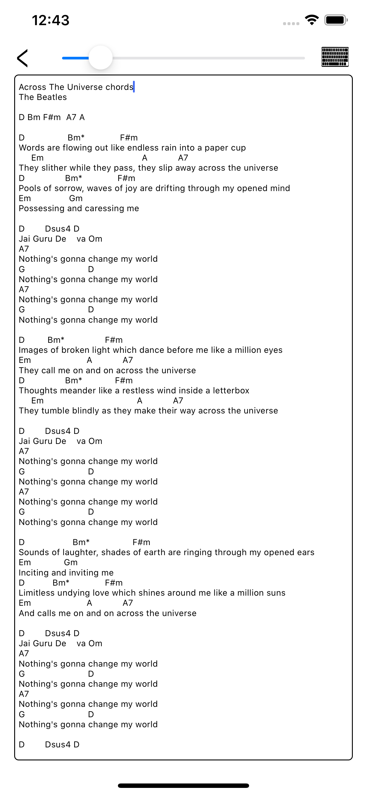 Flexi Text