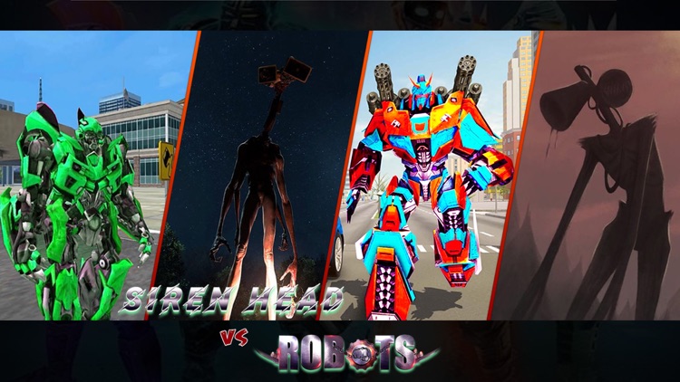 Siren Head Vs Robot Battle 3D screenshot-3
