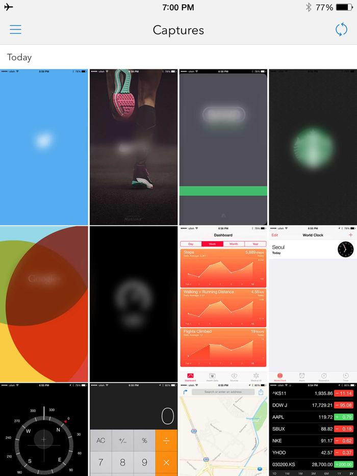 Captures - Screen Shot Album