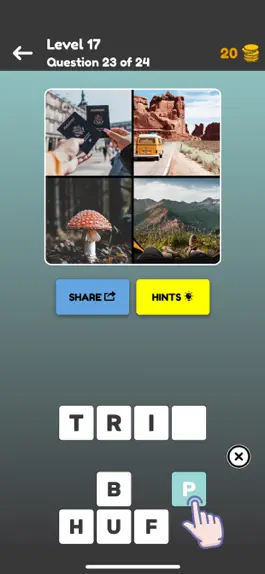 Game screenshot Quiz: 4 Pics Game apk