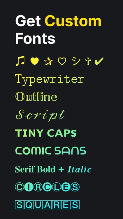 Fonts for iPhone & Keyboard screenshot-0