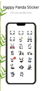 Tim's Panda Sticker screenshot #2 for iPhone