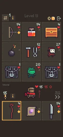 Game screenshot Card Fall: Dungeon Puzzle mod apk