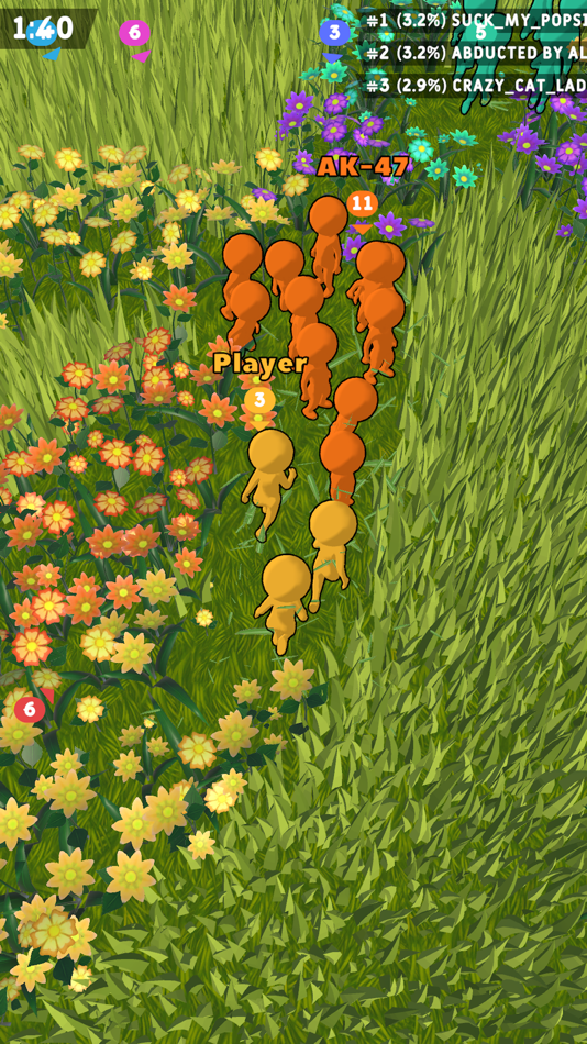 #3. Grass.io (iOS) 由: MARS BARS TOV