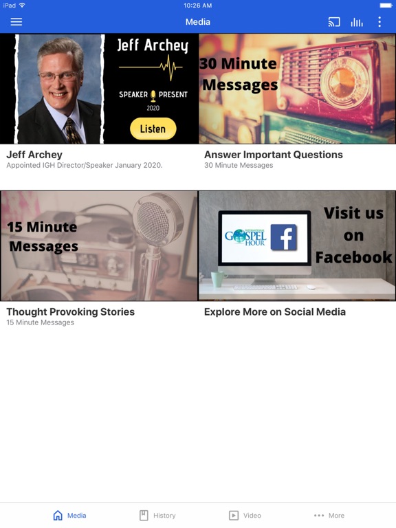 International Gospel Hour iPad screenshot 1 - Education app