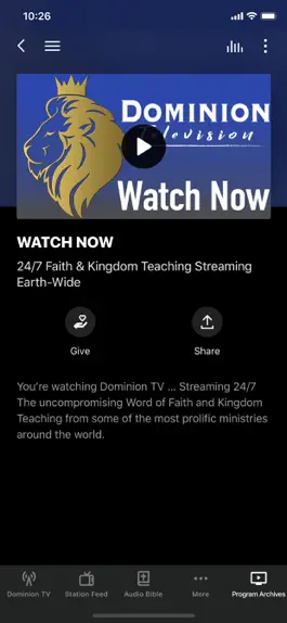 Game screenshot Dominion TV hack