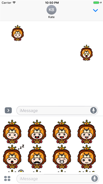Screenshot #3 pour Sticker Me Lion Mascot Boy