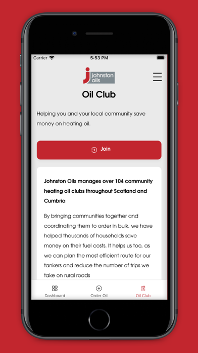 Johnston Oils Screenshot