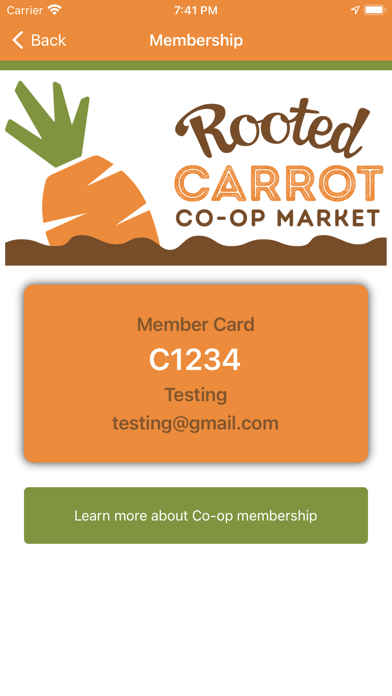 Rooted Carrot Co-op Market Screenshot
