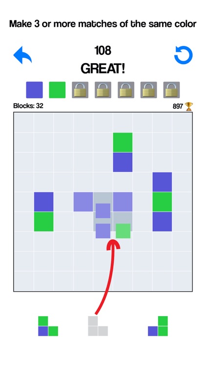 Coloris - 彩色积木，块消除独立益智游戏