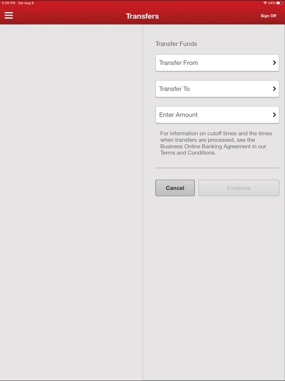 TCF Bank Business for iPad