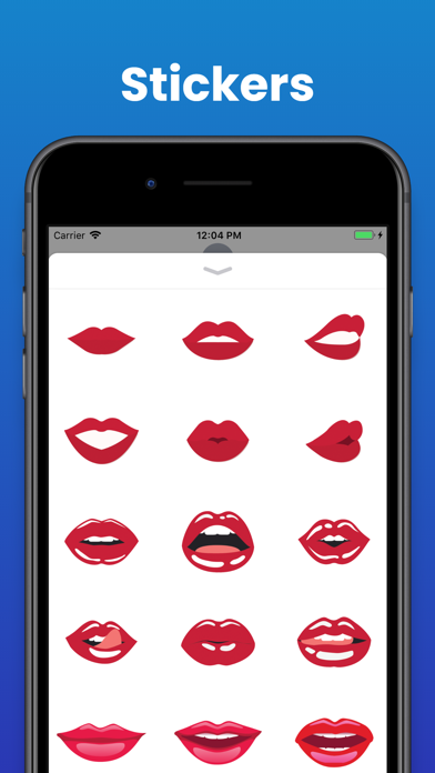 Beautiful Lips stickers emoji Screenshot