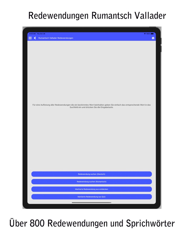 Rumantsch Vallader Redewendung