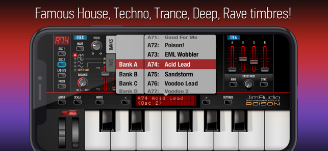 ‎Poison-202 Vintage Synthesizer Screenshot