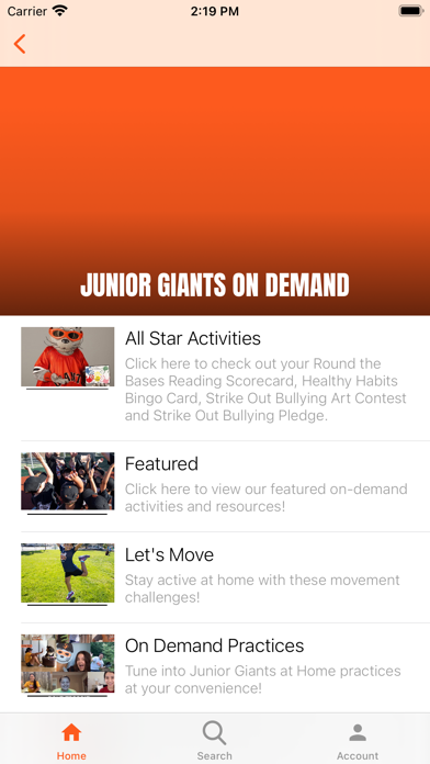 Junior Giants Screenshot