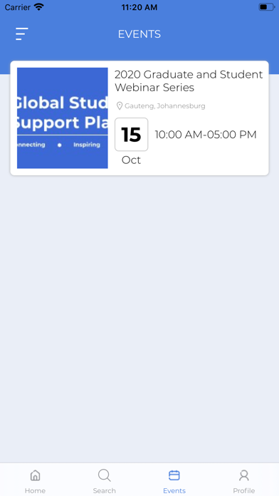 GSSP (Global Student Platform) Screenshot