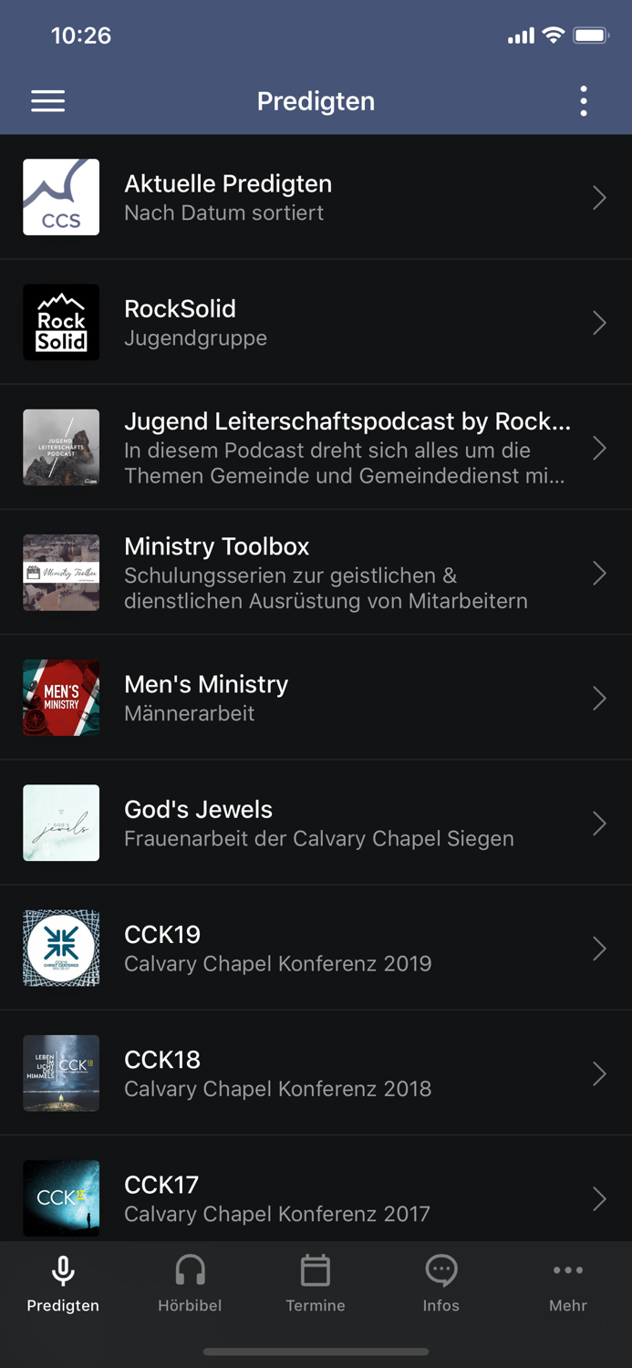 Calvary Chapel Siegen App