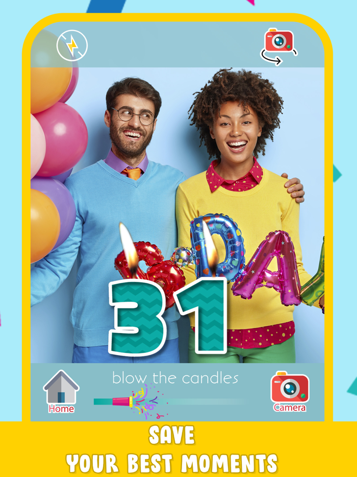 Funny Happy Birthday Candle