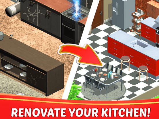Dream Home Design Cooking Game iPad screenshot 4 - Games app