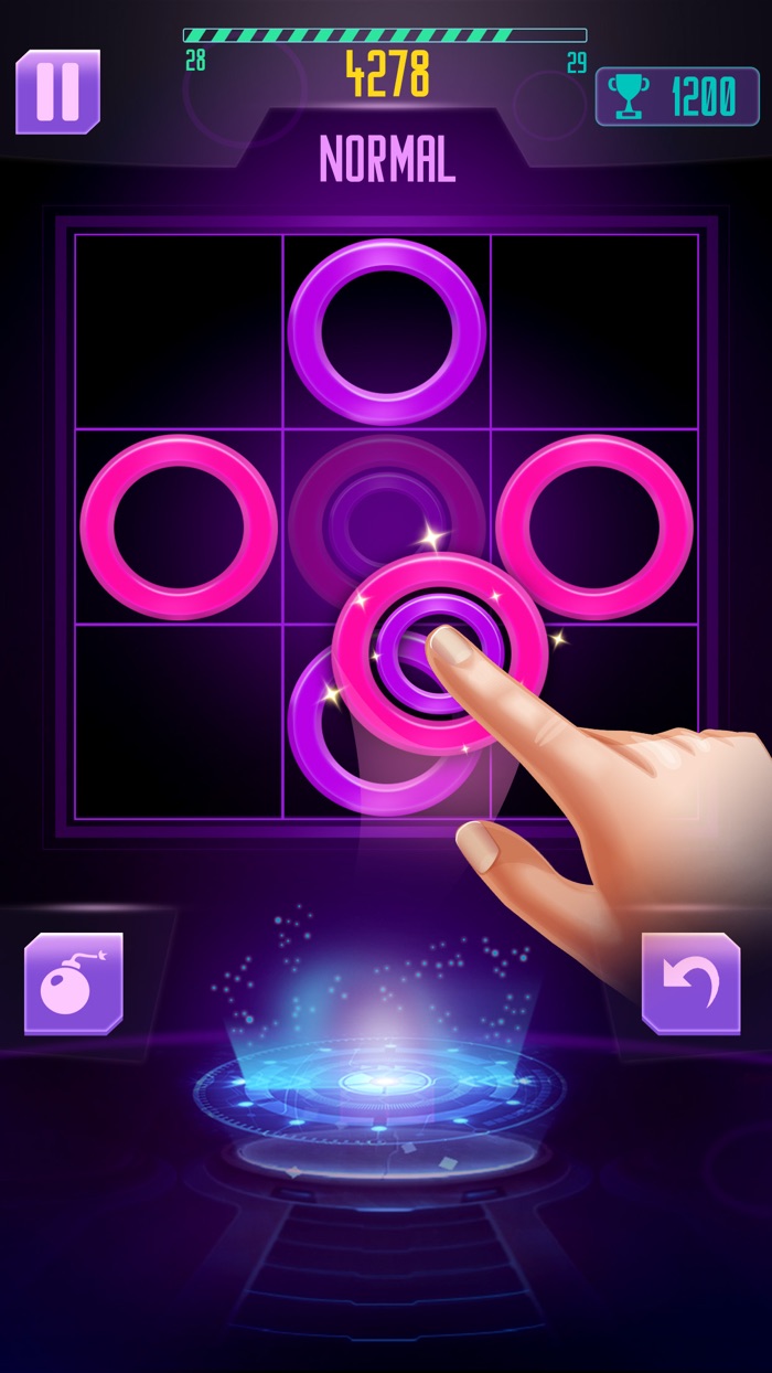 Matching Color Rings Puzzle