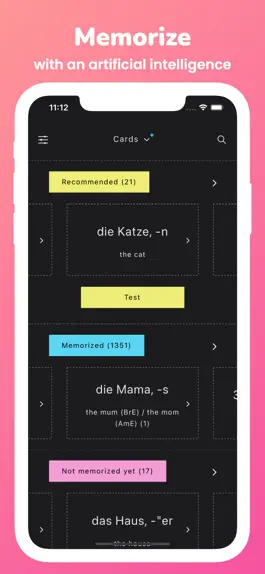 Game screenshot Memorize: Learn German Words mod apk
